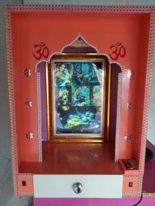 Lord Krishna LED Acrylic Temple