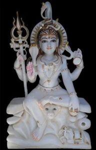 24 Inch Marble Shiva Statue