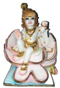 Marble Laddu Gopal Statue