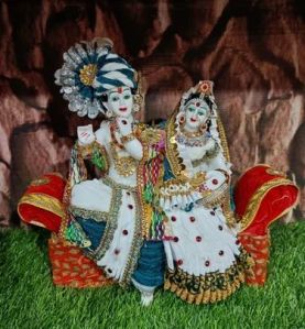 Polyresin Radha Krishna Statue