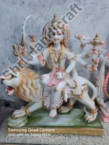 12 Inch Marble Durga Maa Statue