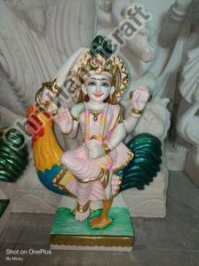 Marble Murgan Devi Statue