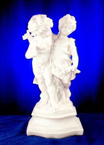 White Marble Couple Sculpture