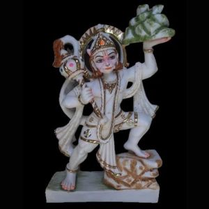 White Marble Hanuman Statue