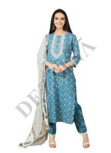 Ladies Cotton Printed Suit