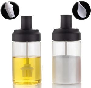 Oil Dispenser With Silicone Brush