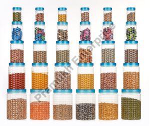 30 Pcs Grocery Plastic Container Set