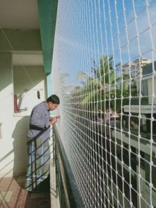 BALCONY PIGEON SAFETY NETS INSTALLATION CHENNAI