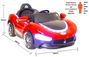 Red THROC001 Kids Electric Car