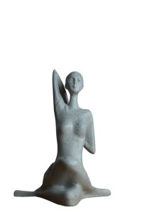 Resin Yoga Lady Statue