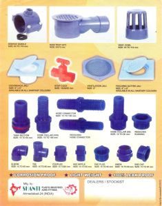 PP Blue Threaded Fittings