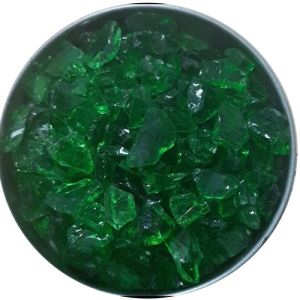 8 mm Green Bottle Cullet Glass Scrap