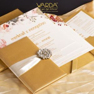 Luxury wedding invitation cards