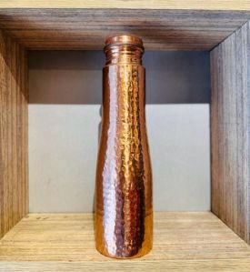 1L Hammered Copper Water Bottle