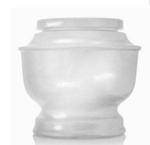 White Funeral Urn