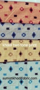 Melange Printed Kurti Fabric