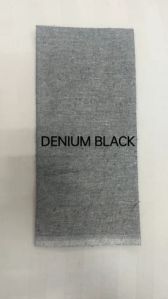 Khadi Denim Black Fabric