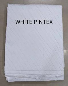 White Pintex Poplin Fabric