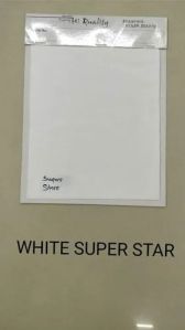 White Superstar Poplin Fabric