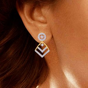 Danika Dangling Diamond Earrings