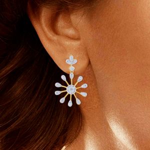Cosima Dangling Diamond Earrings