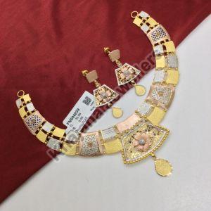 designer gold necklace set