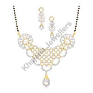 Rhodri Diamond Mangalsutra Set