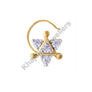 Triangle Diamond Nose Pin