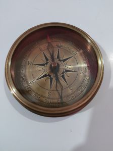 Alvi and Co Premium Handmade Brass Pocket Calendar Compass Tabletop
