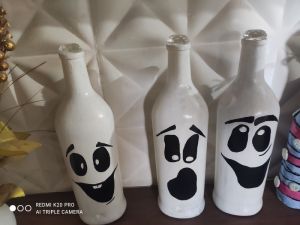 Smiley on bottle