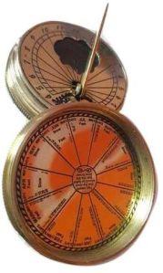 Analog Brass Poem Compass