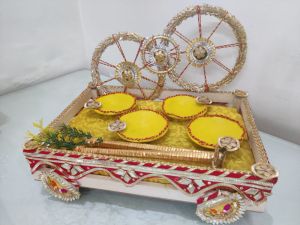 Indian Wedding Haldi Platter