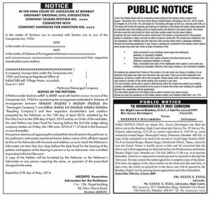 Property Public Notice Drafting Work