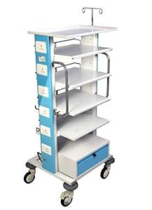 Hospital Monitor Trolley