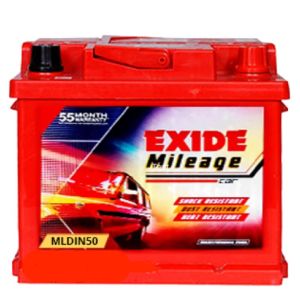 Exide Mileage MLDIN50 Car Battery