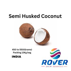 Semi Husked Coconuts