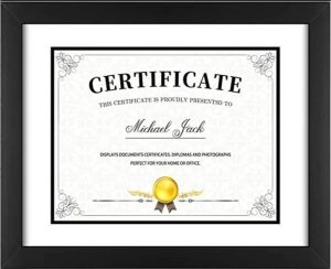 certificate frame