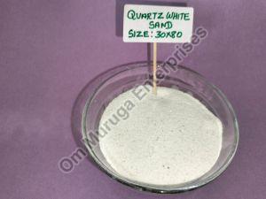 White 30/120 Mesh White Quartz Sand