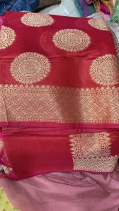 Unstitched Handloom Pure Silk Lehenga