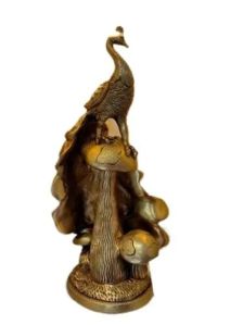 Brass Decorative Peacock Statue