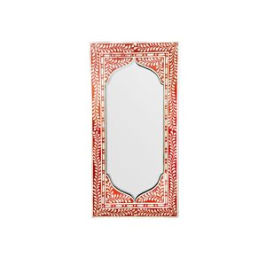 Decorative Floral Bone Inlay Mirror Frame