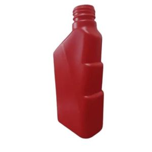 Red Lubricant Oil Bottle