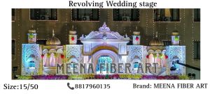 crystal wedding stage