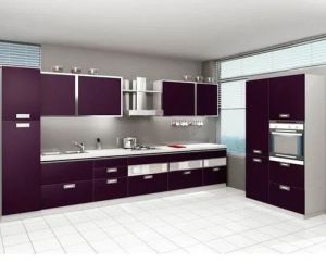 L Shape Laminate Modular Kitchen