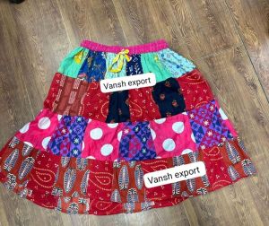 patchwork Mini skirts