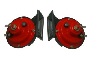 Red & Black Windtone Horn