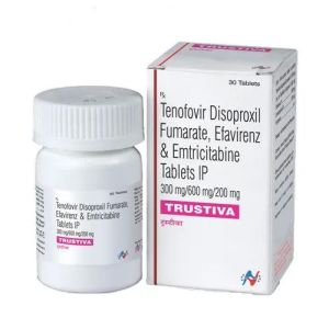 Tenofovir Disoproxil Fumarate Efavirenz and Emtricitabine Tablets