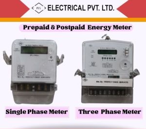 Single phase prepaid meters