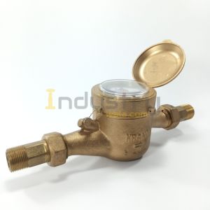 Kranti Screwed End B Class Brass Body Water Meter