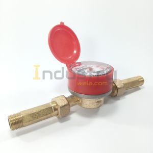 Kranti Screwed End B Class Brass Body Water Meter